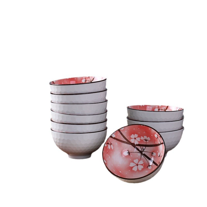 Japanese ceramic creative set, gift box, blue and white tableware, Birthday gift