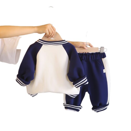 Spring and autumn children's wear new suit, boys 'baseball, handsome, foreign style, spring and autumn casual three-piece set, baby's spring clothes, sports