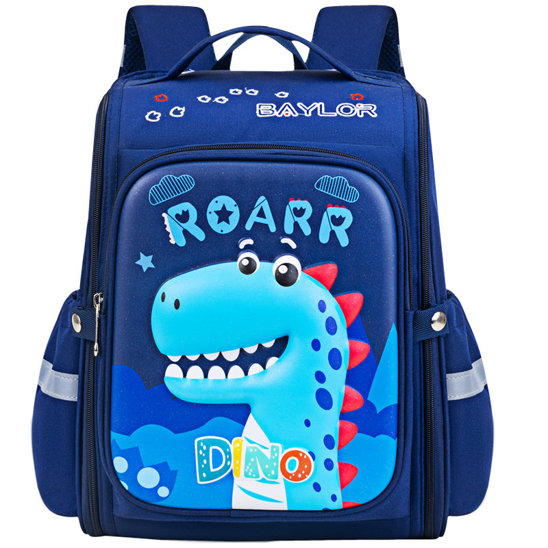Nueva mochila infantil de dibujos animados 3D para estudiantes de primaria 1234 grados para niños y niñas para reducir la carga de la mochila de hombro ultra ligera
