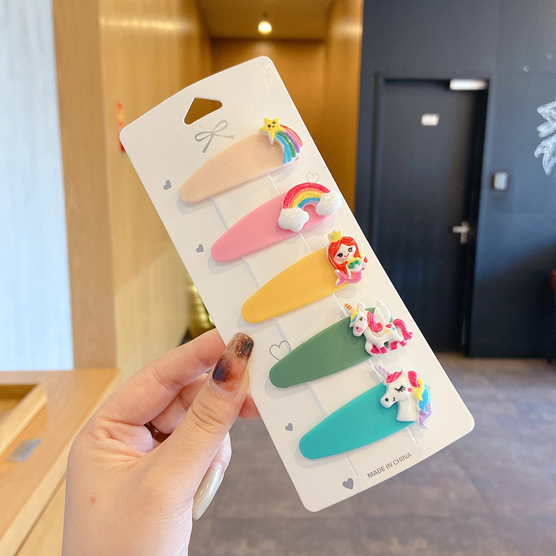 Bebé paño completo horquilla niña no duele pelo roto horquilla lindo bebé Super lindo sudor pelo clip chica accesorios para el cabello