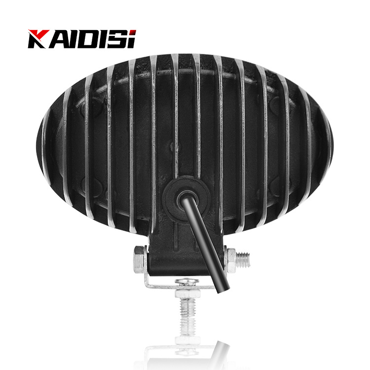 Coche LED luz de trabajo oval camión 24W faro delantero proyector excavadora ingeniería vehículo iluminación auxiliar