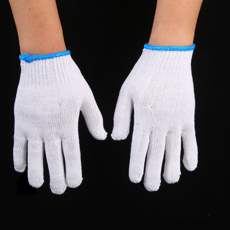 Factory cotton line gloves protective supplies yarn gloves construction site work lampshade cotton labor protection gloves