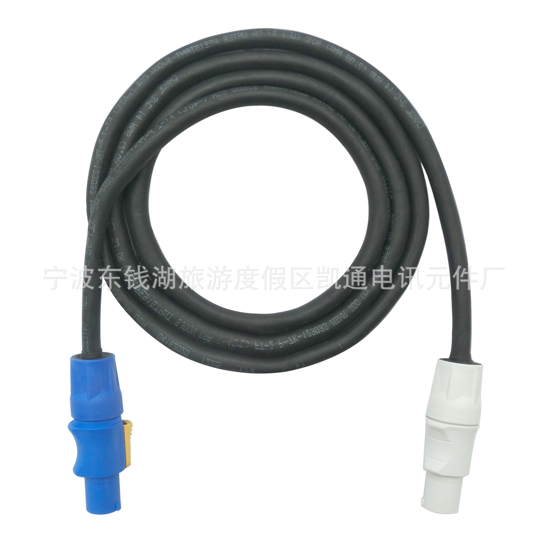 欧姆头线 纯铜工程音箱音响连接线 舞台欧姆头音频线