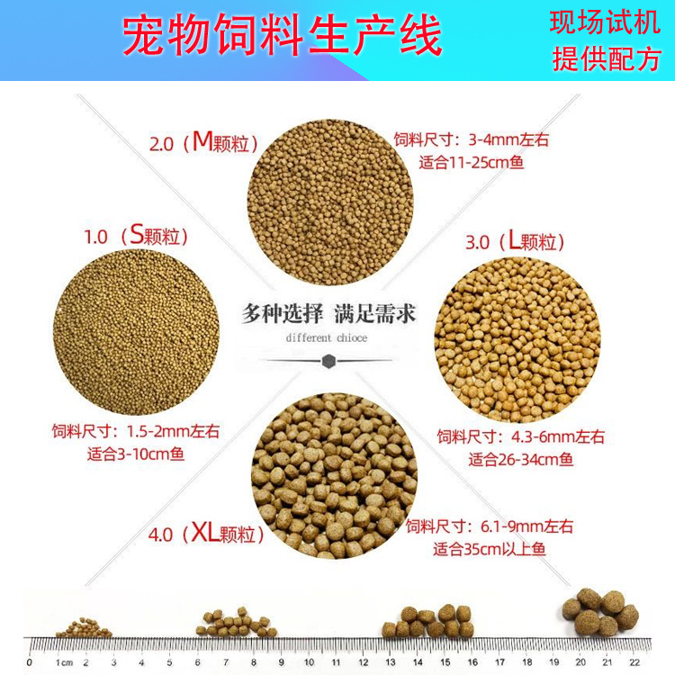 宠物饲料生产机械简单配置  DL85100公斤时产狗粮设备