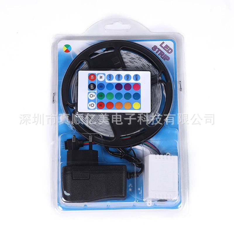 Светодиодная лента самоклеящаяся 2835rgb трансграничная светодиодная лента 12v красочные неоновые огни 5 м наружное низкое давление