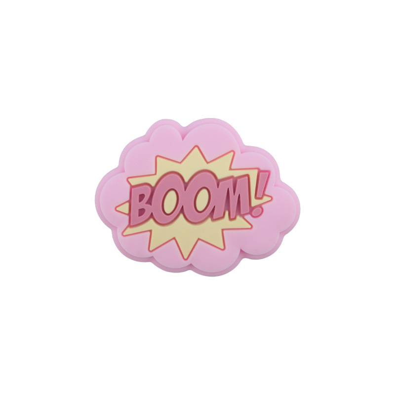 Nuevos suministros de bebé de silicona lindo explosión mordedor cuentas DIY bebé molar pezón anti-caída cadena Accesorios