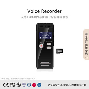 Hot-Selling Voice Recorder with High-Definition Noise Reduction, External Card Slot, Portable for Students Attending Classes, Meetings, Business Calls, Voice-Activated Noise Reduction