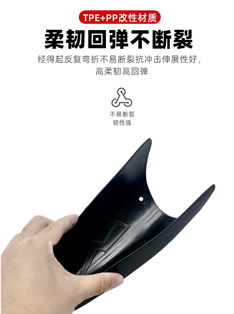 Motorcycle Electric Vehicle Front Mudguard Universal Uy Front Wheel Rear Wheel Extension Gw250 Extended Mudguard Water Skin