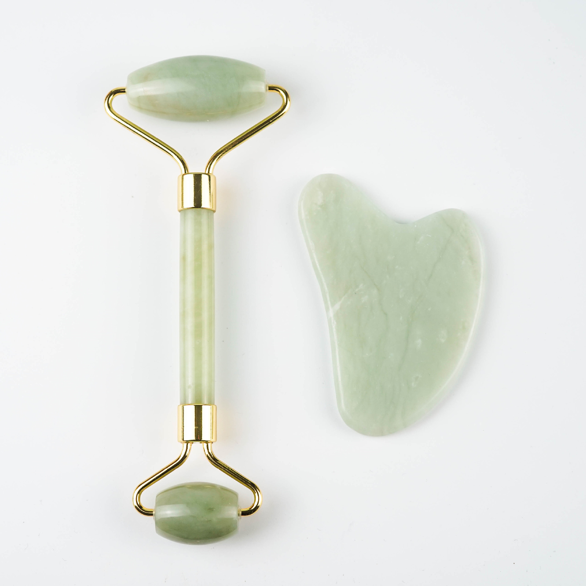 Fábrica al por mayor salón de belleza cuerpo entero espalda raspado masaje cara ojo Jade rodillo raspado tablero combinación traje