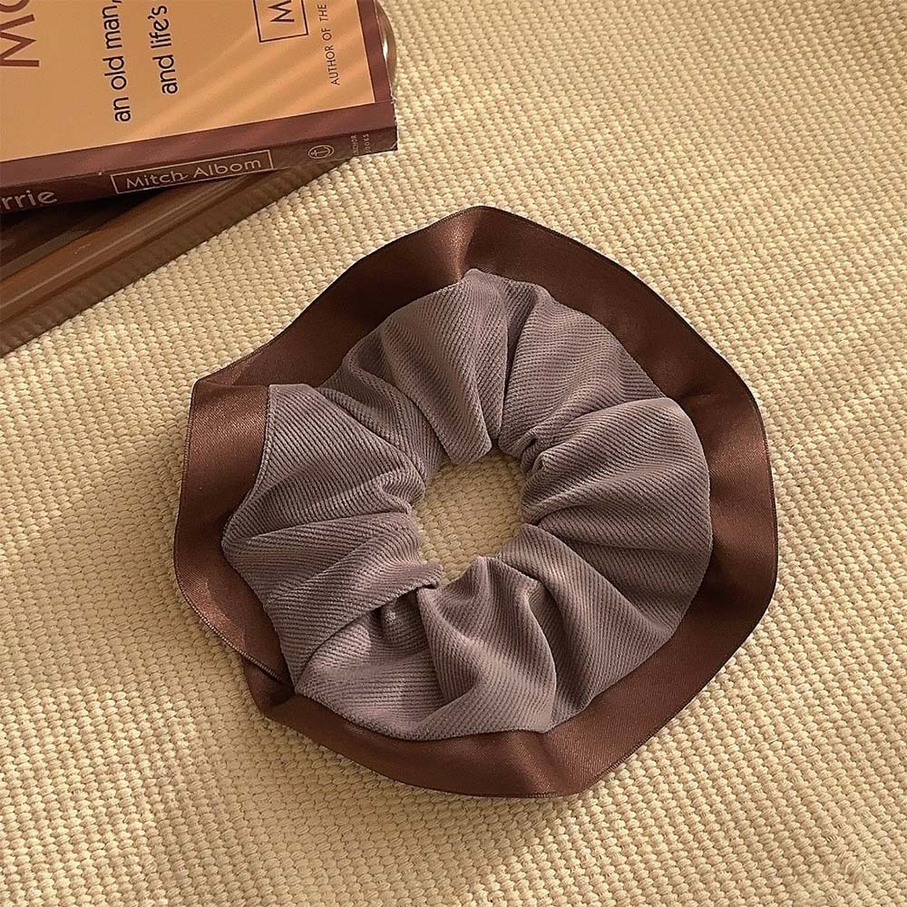 Nuevo tipo de tela plegada cabello anillo de cabello de correa retrógrado correa de correa de cabello anillo de cabello de correa de cabello de cola de caballo bajo