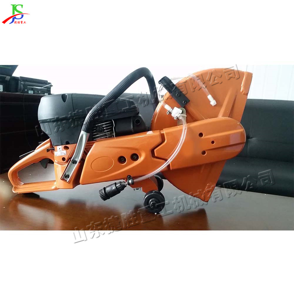 equipos de corte de hormigón armado máquina de corte de hoja de sierra de diamante pequeña sierra de corte de gasolina portátil