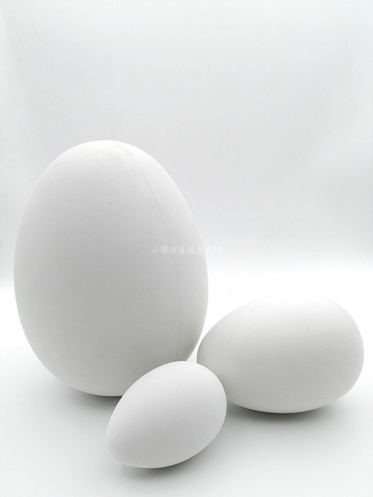 Modelo Yinwo 6 Juguetes para niños Huevo de ganso Huevo de Pascua Huevo grande 30cm Accesorios de fotografía Pintura de cáscara de huevo