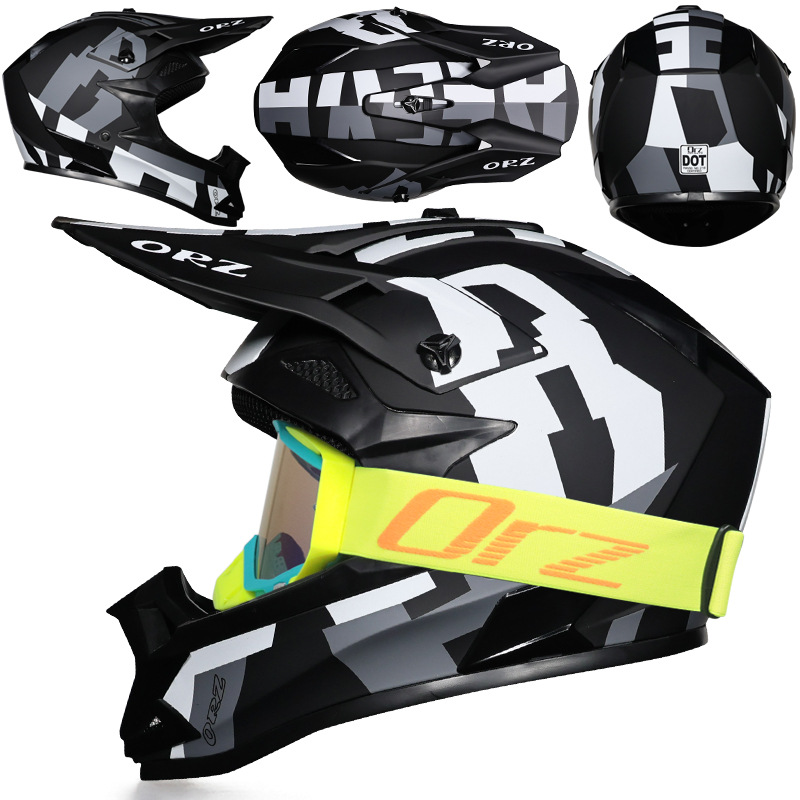 Nuevo casco de ciclismo Off-Road Orz, casco de rally para hombres y mujeres, casco todoterreno transpirable de carreras ADV de talla grande