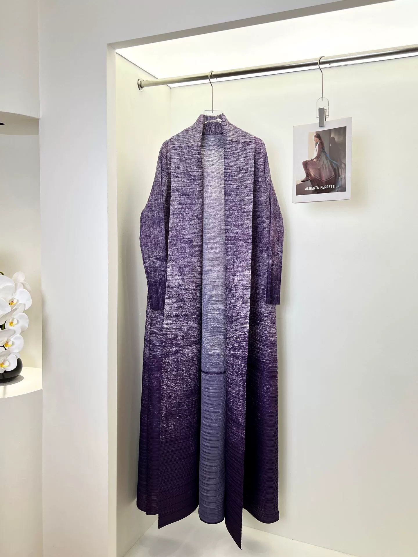 Абая (Дубай) Miyake пальцевая кардиган-куртка — женская длинная складчатая абая, размеры до 152 см