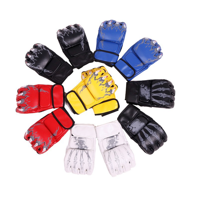 Mma Tiger Claw Half Finger Karate Fighting Sparring Sandbag Gloves Boxing Gloves for Children