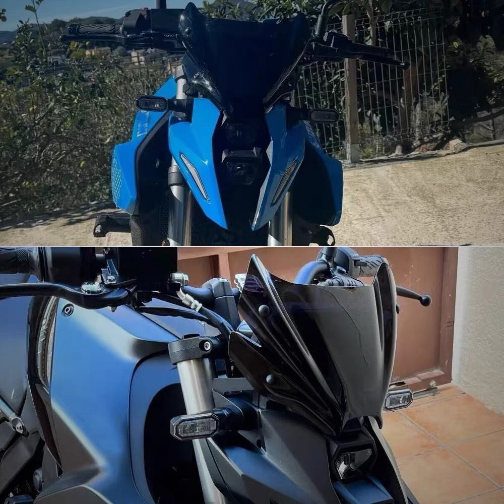 Suitable for Suzuki Gsx-8S Modified Front Wind Deflector, Front Hood Windshield, Windscreen Deflector Accessories