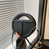 Bags women's crossbody bag 2024 new niche texture versatile crossbody bag high-end European and American style single shoulder small round bag