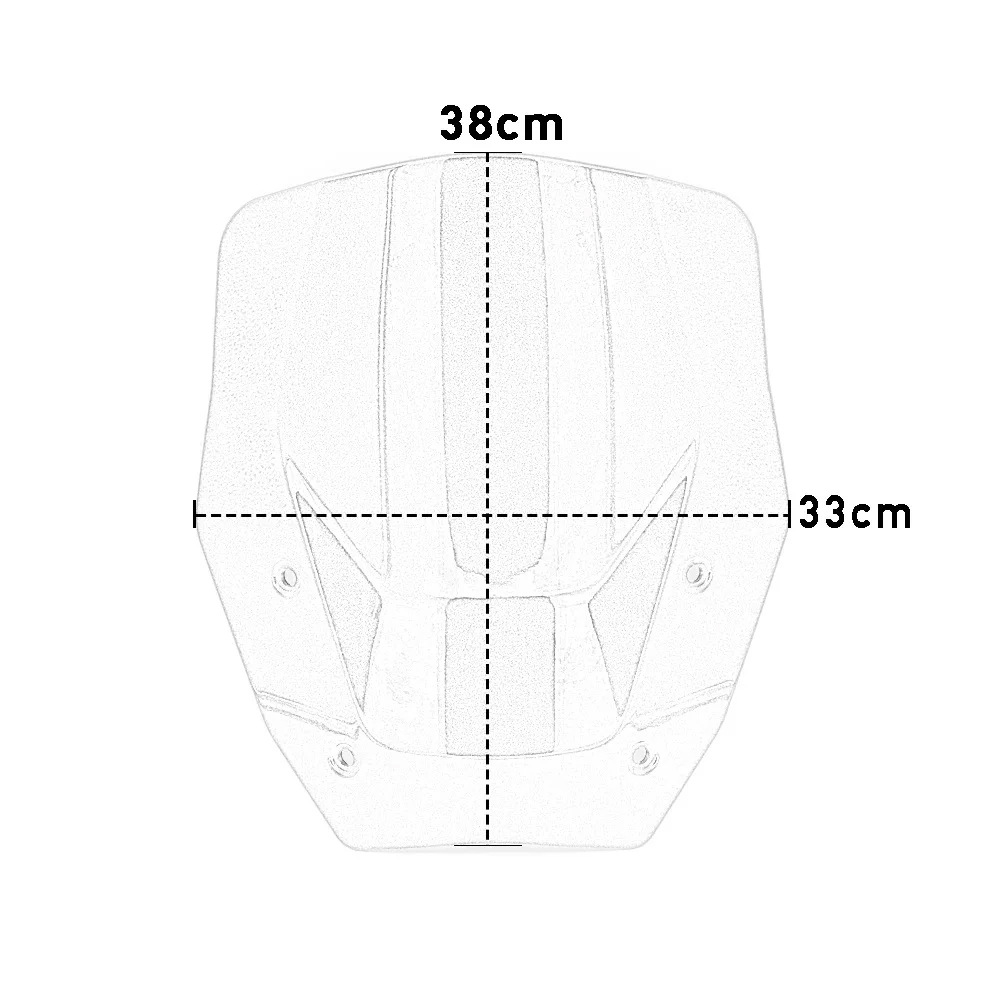 2023-2024 R1300GS windshield is suitable for BMW R 1300 GS high windshield