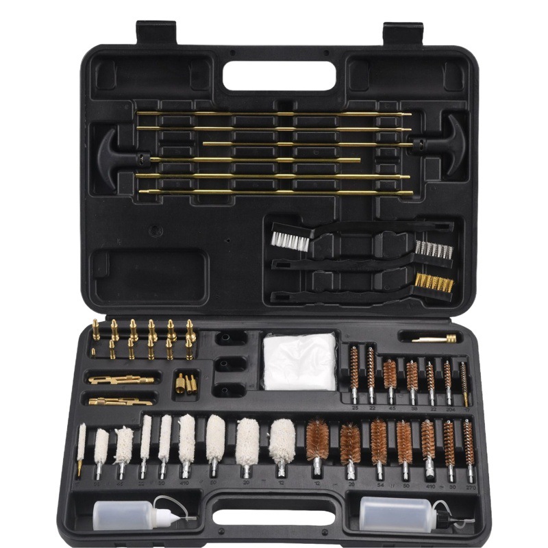 Juego de cepillos de limpieza transfronterizos al por mayor para Amazon, herramientas de mantenimiento y limpieza para armas de fuego y tuberías, herramientas multifuncionales para limpieza de armas domésticas.