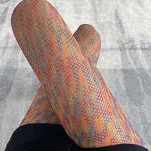Q 33683 Colorful Gradient Party Tights �ʺ罥��������