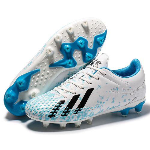 Children's and Youth Football Shoes for International Trade, Competition and Training, Unisex, AG Long Nail Artificial Grass