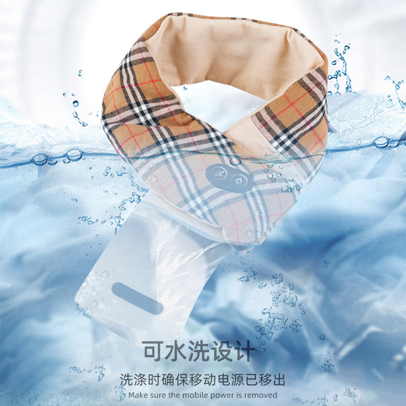 발열 스카프 따뜻한 목 아티팩트 마사지 자궁 경부 척추 가을 및 겨울 지능형 한랭 방지 따뜻한 목 보호 벨트 충전 난방 스카프