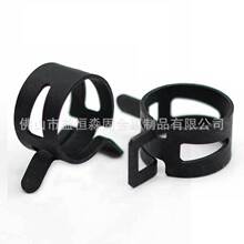 65锰黑色达克罗弹性卡箍 汽车水管油管夹 抱箍环箍圈内径5-22mm