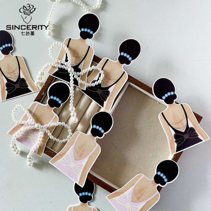 Tarjeta de princesa de boda de siete colores Día de la madre hecho a mano material de bricolaje tarjeta de felicitación romántica diosa ramo de tarjetas paquete de ramo