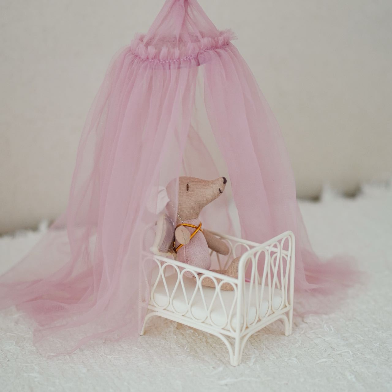 Tienda de campaña pequeña rosa