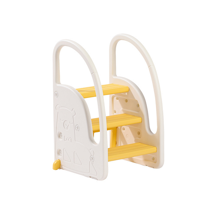 Muebles de plástico grueso personalizados antideslizantes 1 - 3 años de edad bebés lavarse las manos taburetes de paso para niños pies taburetes de lavabo image 6
