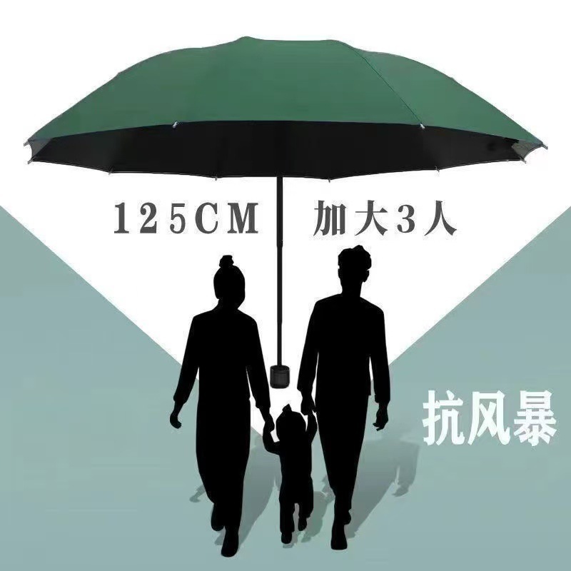手動大型傘耐風折りたたみ日傘日焼け止め肥厚日傘折りたたみ日傘カスタム卸売|undefined