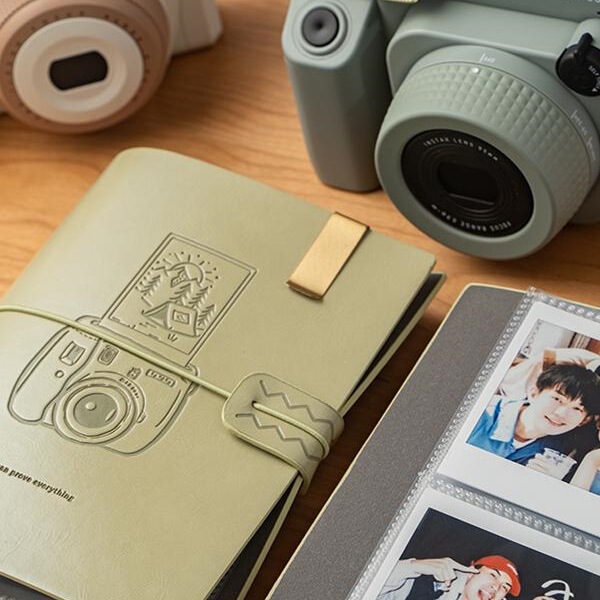 Wide Format Polaroid Photo Album Photo Paper Wide400/300 Card Album Loose-Leaf Five 5inch Storage Book Others