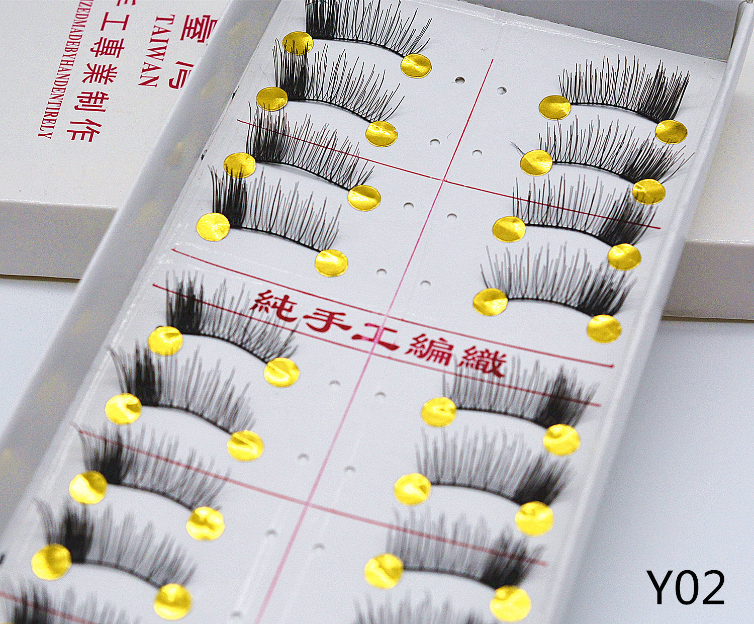 B19 medio ojo cola alargada Desnuda Maquillaje Pestañas segmento injerto práctica etapa desfile de moda fuente fábrica al por mayor