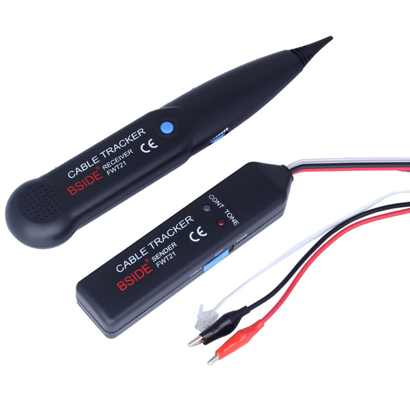 BSIDE FWT21手持式网络测线仪网线电话线对线查线器便携式巡线仪