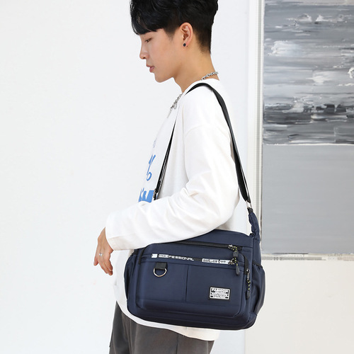 Large Capacity Men's Shoulder Bag Waterproof Durable Backpack with Multiple Pockets Business Bag Business Casual Men's Crossbody Bag