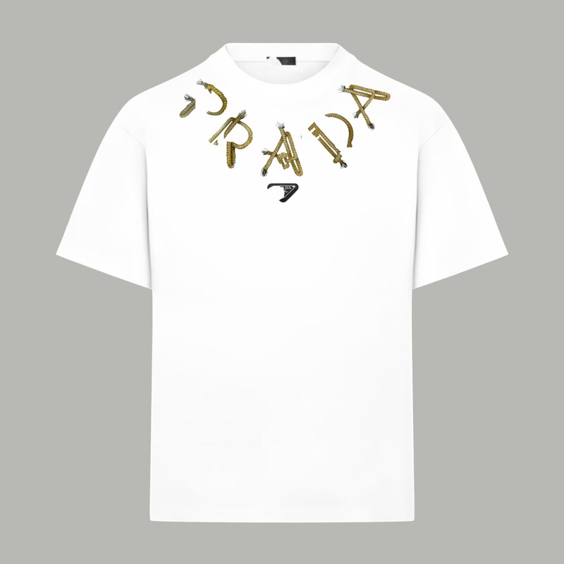 Nanyou Prada High-End Version Unisex T-Shirt 26 New Style Casual Versatile T-Shirt for Men and Women