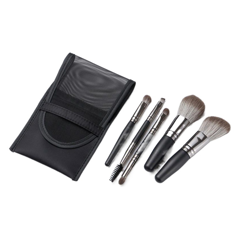 Un juego de pinceles de maquillaje Mini cepillo de rubor portátil, cepillo de labios, cepillo de sombra de ojos, juego de pinceles de maquillaje Cangzhou, herramientas de belleza