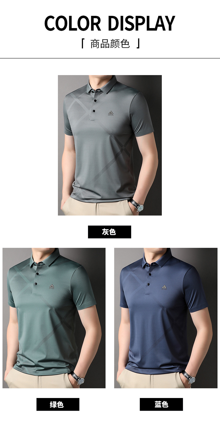 C6165 1260K ÁO THUN NAM YUPTYLO NGẮN TAY KẺ CARO MÙA HÈ TRUNG NIÊN KẺ CARO KÍN CỔ THỜI TRANG NAM G04 SẢN PHẨM MỚI