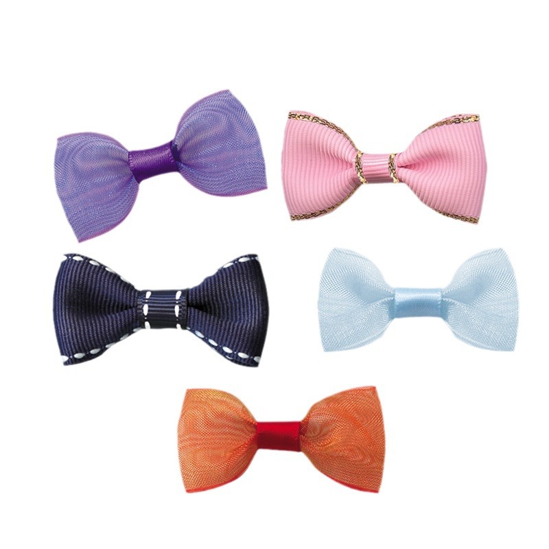 Yao Ming al por mayor 4,8 cm bowknot 200 piezas por paquete de ropa para niños faja plana nudo DIY cinta bowknot