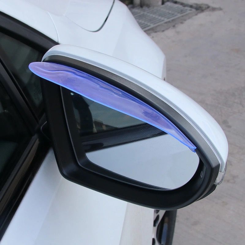 Espejo retrovisor del coche lluvia ceja cubierta de lluvia escudo coche luz lluvia ceja espejo retrovisor lluvia escudo par engrosada suave