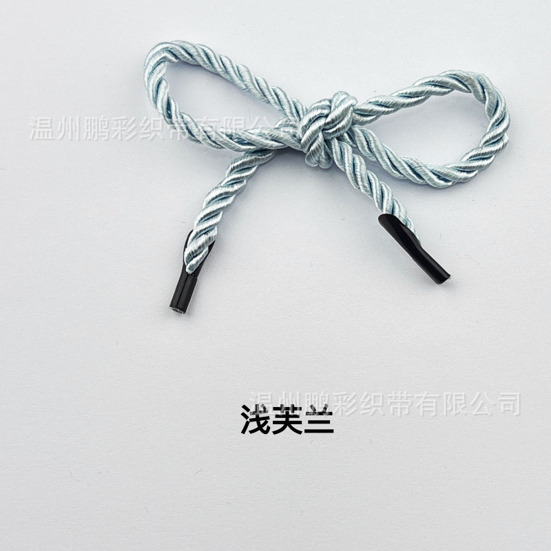 Cuerda de 3 Cabos para Bolsa de 4 mm de Poliéster y TPU para Bolsas de Regalo y Papel