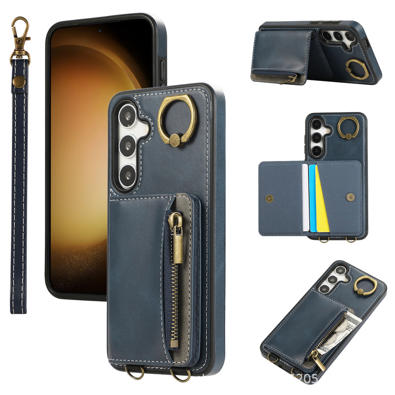 Suitable for Samsung S26 Ultra Card-Inserting Phone Case, A16 Zipper Wallet-Style Phone Leather Case, A55 Protective Case Suitable for Samsung S26 Ultra Card-Inserting Phone Case, A16 Zipper Wallet-Style Phone Leather Case, A55 Protective Case
