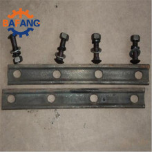 P43铁路钢轨道夹板 P60轨道鱼尾板 50kg钢轨道夹板