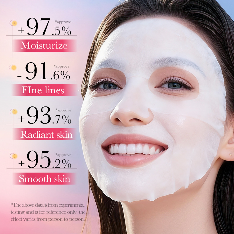Masque facial rajeunissant, nourrissant et hydratant SADOER aux peptides de rose, disponible en stock et importé directement de l'étranger._voghion.com