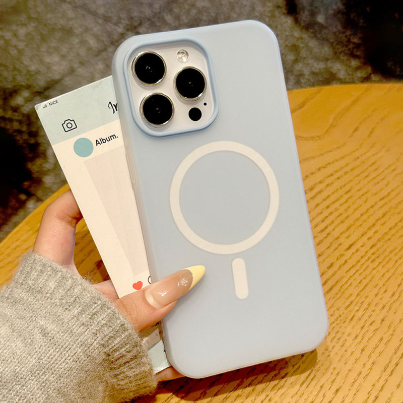Apple 15 肌に優しいキャンディーカラーの保護カバーに適したツーインワンゼリー磁気 iPhone16ProMax 携帯電話ケース|undefined
