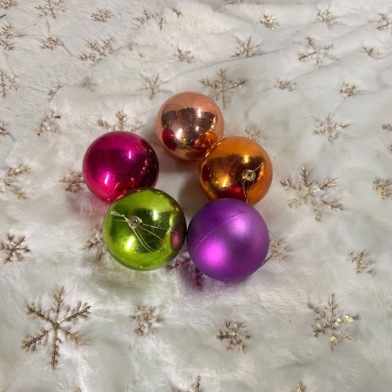 スポット卸売りクリスマスツリー部品クリスマスカラーボール装飾クリスマスツリー装飾ボール組み合わせ赤いクリスマスボール|undefined