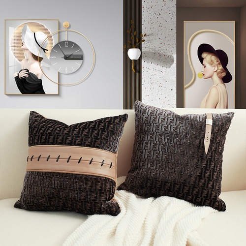 Light luxury Italian style high-end model room pillows villa hotel home sofa pillows soft decoration designer cushions wholesale