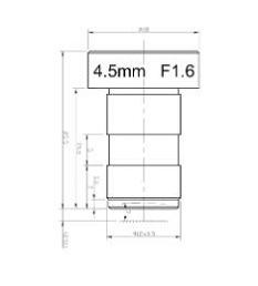 浩蓝光电AZUREphotonics AZURE-04516MAC 手动光圈定焦镜头