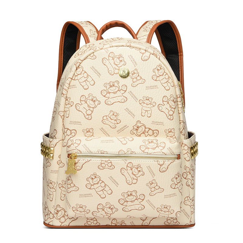 Bolso desnudo beige grande