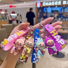 Labubu ラブブリトルシープキーホルダーかわいいシリコーン漫画ペンダント地域プロモーションギフト外国貿易卸売子羊